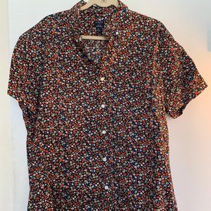 NWOT Floral Button Up Shirt